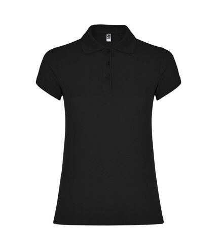 Roly Womens/Ladies Star Polo Shirt (Solid Black) - UTPF4288