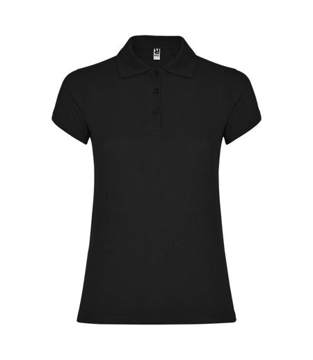 Roly Womens/Ladies Star Polo Shirt (Solid Black) - UTPF4288