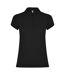 Roly Womens/Ladies Star Polo Shirt (Solid Black)