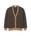 Homme Cardigan Jacquard Marron Lacoste-2