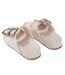 Womens/ladies Slip-on Flat Sliders White Zaxy-2