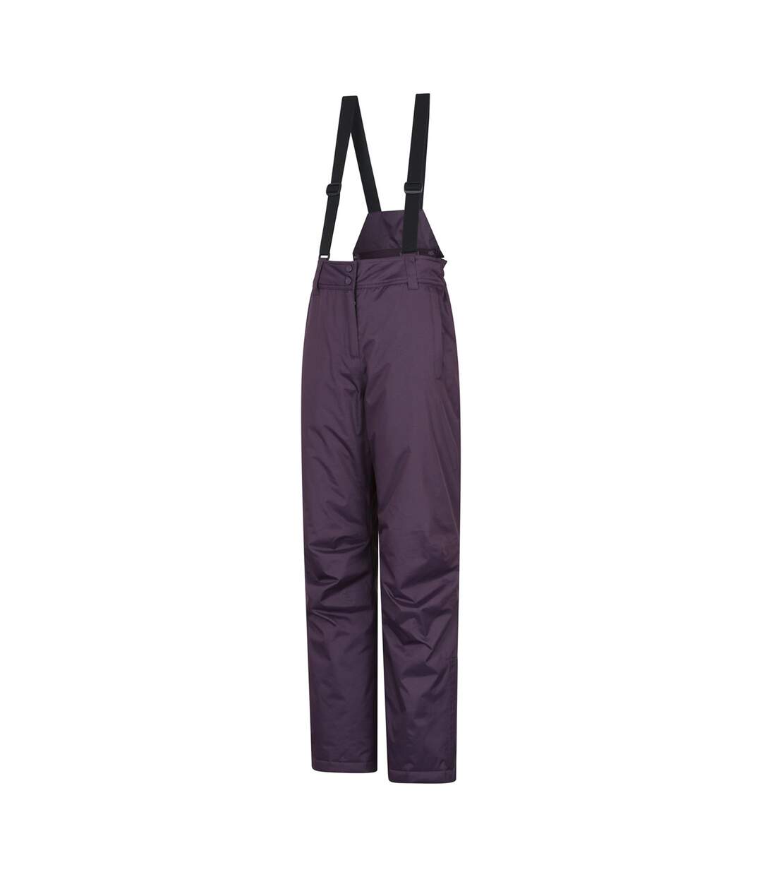 Womens/ladies Moon Ii Ski Trousers Dark Purple Mountain Warehouse-4