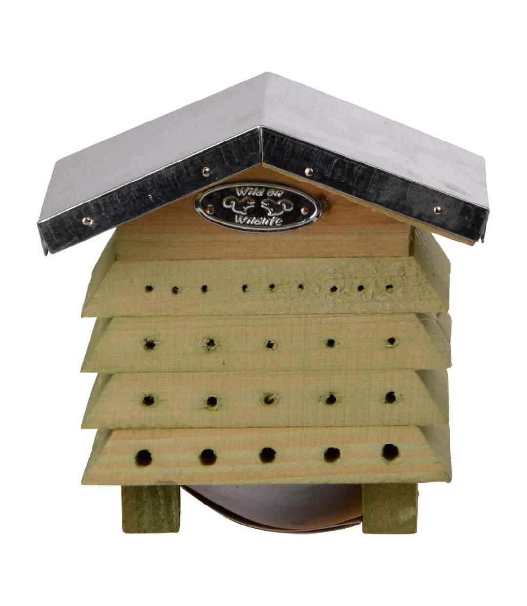 Refuge à abeilles en bois et zinc