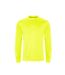 Unisex Adult Active Long-sleeved T-shirt Electric Yellow Just Cool-1