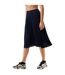 Womens/ladies Pleated Polyester Midi Skirt Navy Blue Lacoste-3