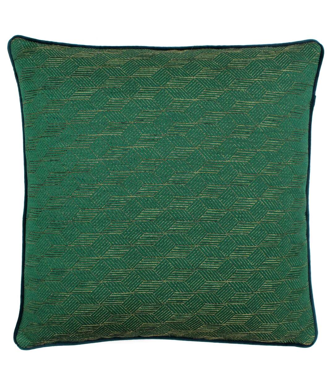 Riva Paoletti Highbury Cushion Cover (Emerald/Gold) - UTRV1260