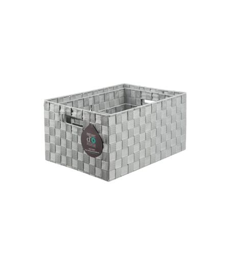 Lot de 4 Paniers de Rangement Déco 38cm Gris