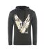 Sweat À Capuche Motif Aigle Homme Noir Cavalli Class-1