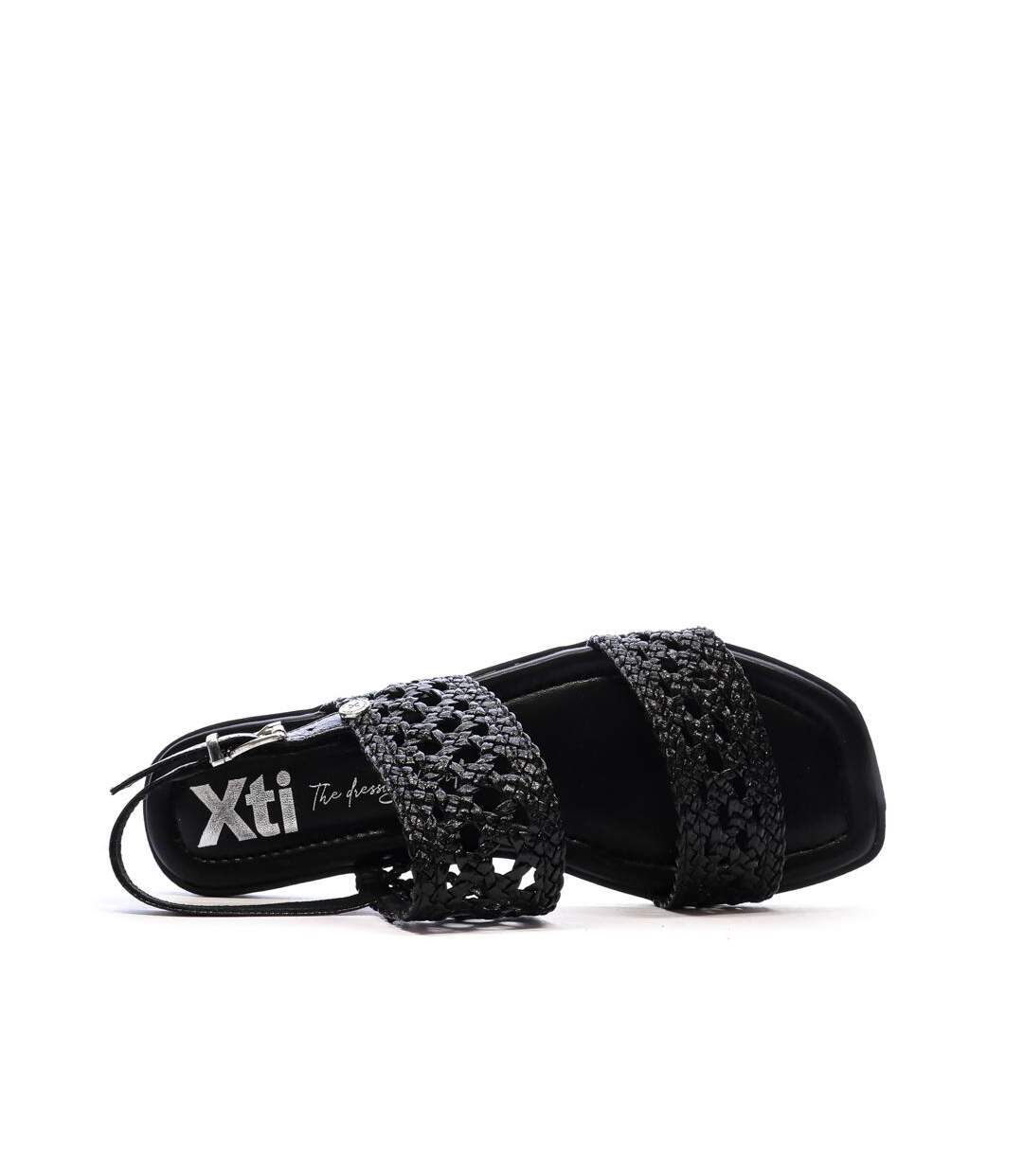 Sandales noir femme xti plomb-4