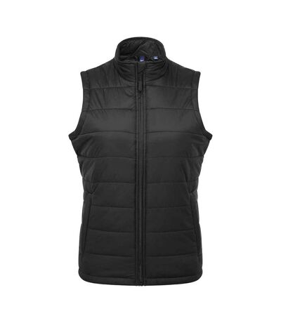 Premier Womens/Ladies Recyclight Padded Vest (Black)