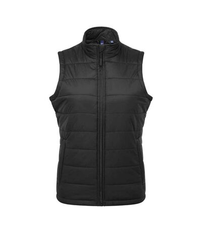 Womens/ladies recyclight padded vest black Premier