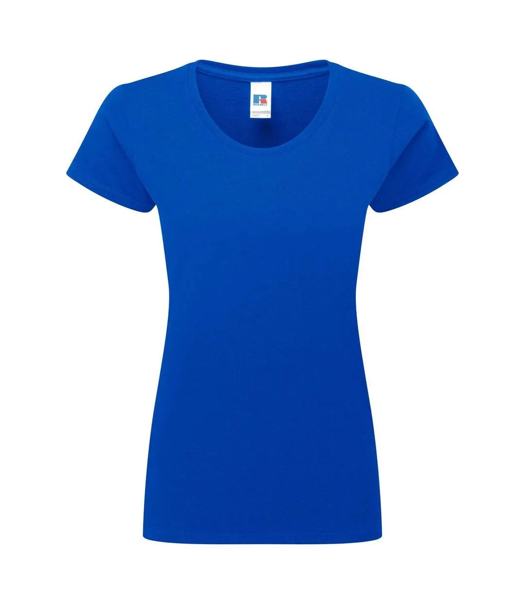 Womens/ladies Authentic Classic T-shirt Bright Royal Russell-1