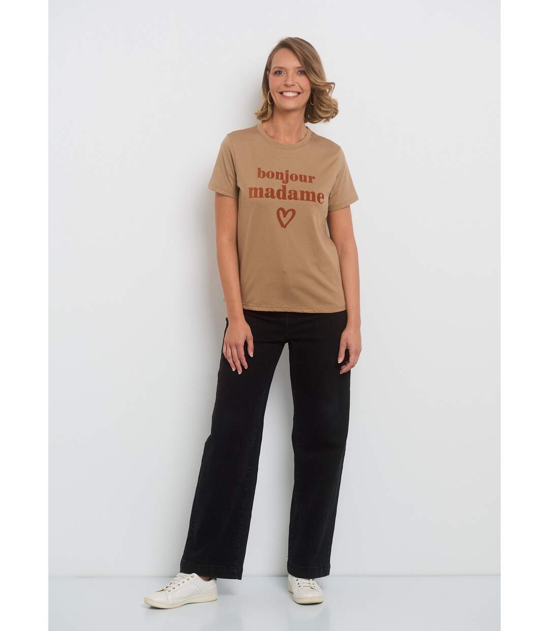 T-shirt manches courtes message Madame-3
