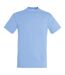 T-shirt regent homme bleu ciel SOLS-1