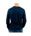 Sweat marine homme calvin klein jeans waffle badge-2