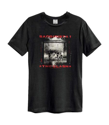 T-shirt Style The Clash Sandinista Adulte Noir Amplified