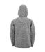Mens Microfleece Fitness Full Zip Hoodie Grey Black Spiro-2