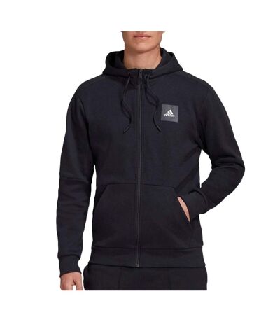 Veste zippée noire femme adidas mhs - s