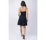 Robe courte féminine MAXINE unie noire Coton Du Monde-4