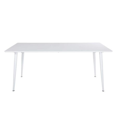 Table de repas en MDF Polar 180 x 90 cm Blanc