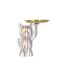 Vide-Poche Statue Ourson 23cm Blanc-2