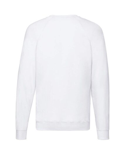 Sweat Manches Raglan Adulte Blanc Fruit Of The Loom