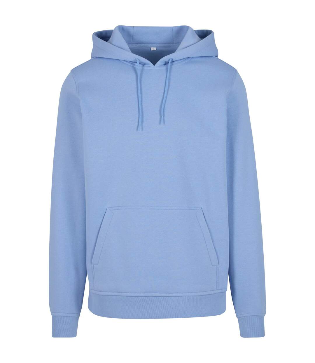 Sweat À Capuche Hommes Bleu Poudré Build Your Brand-1