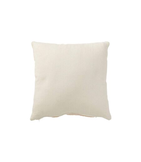 Coussin Déco Géométrique 43x43cm Saumon