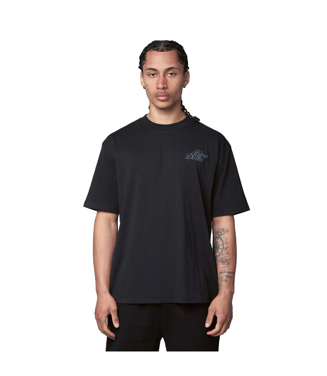 T-shirt Studio Scripted Homme Noir Kings Will Dream-2