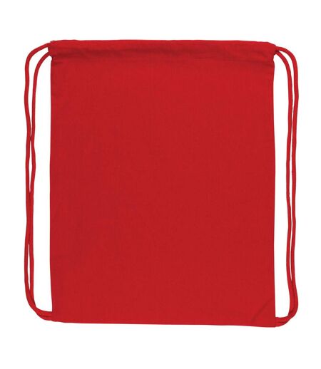 Impact Cotton Aware Drawstring Bag One Size Red XD Collection