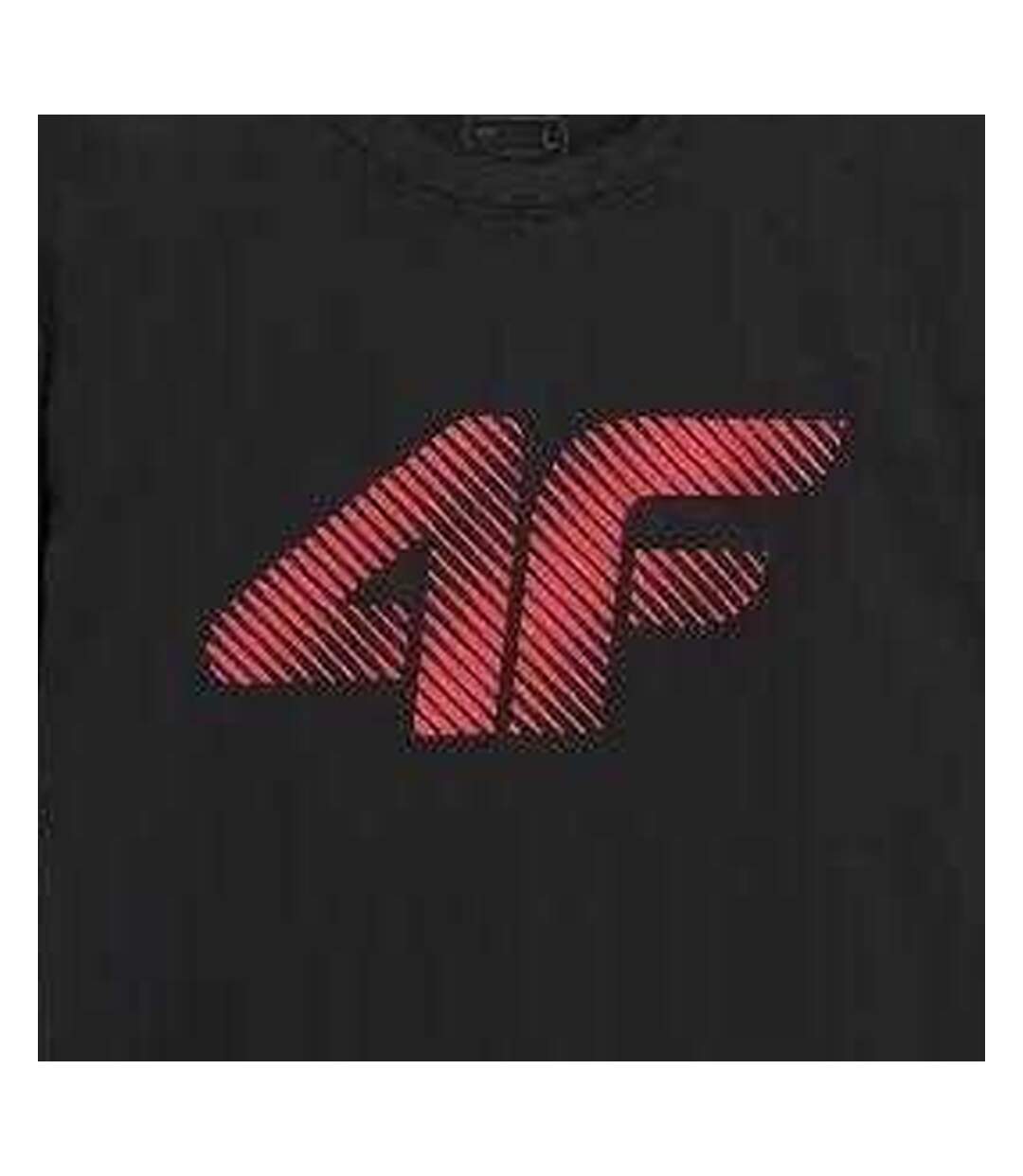 Mens Single Jersey T-shirt Black 4F-4