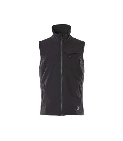 Mens Accelerate Two Tone 4 Way Stretch Lightweight Gilet Black Mascot