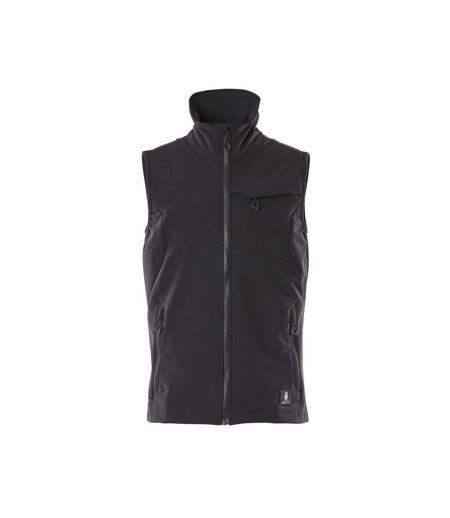 Mens Accelerate Two Tone 4 Way Stretch Lightweight Gilet Black Mascot