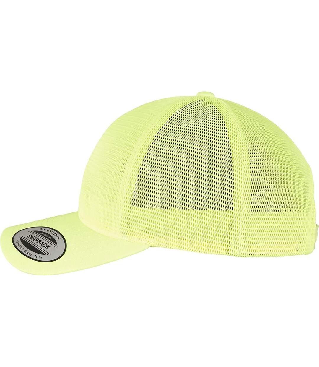 Casquette omnimesh adulte jaune néon Flexfit