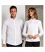 Kustom Kit Womens/Ladies Mandarin Collar Fitted Long Sleeve Shirt (White) - UTRW4507-4