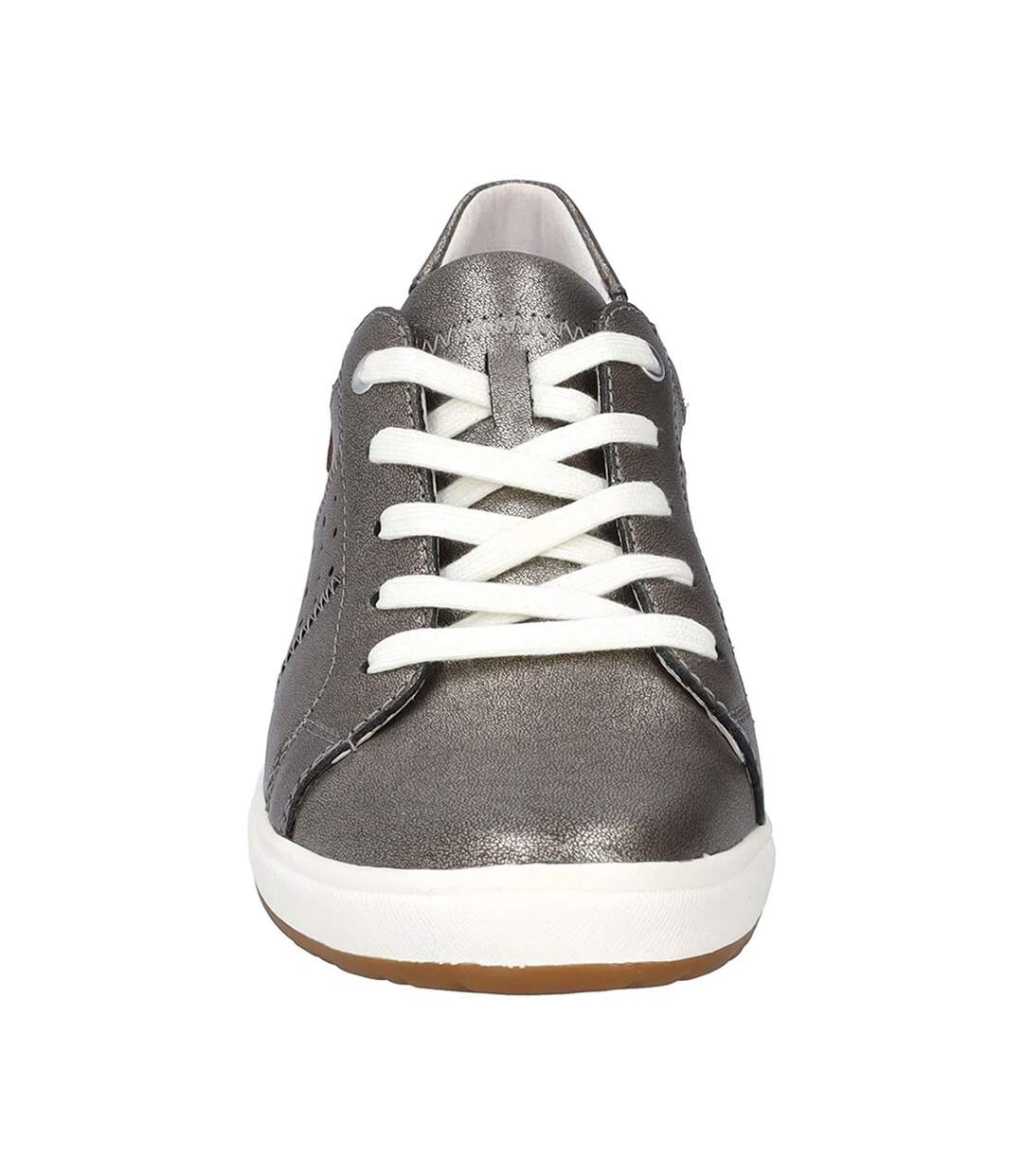 Baskets Caren Femme Argenté Gris Josef Seibel-1