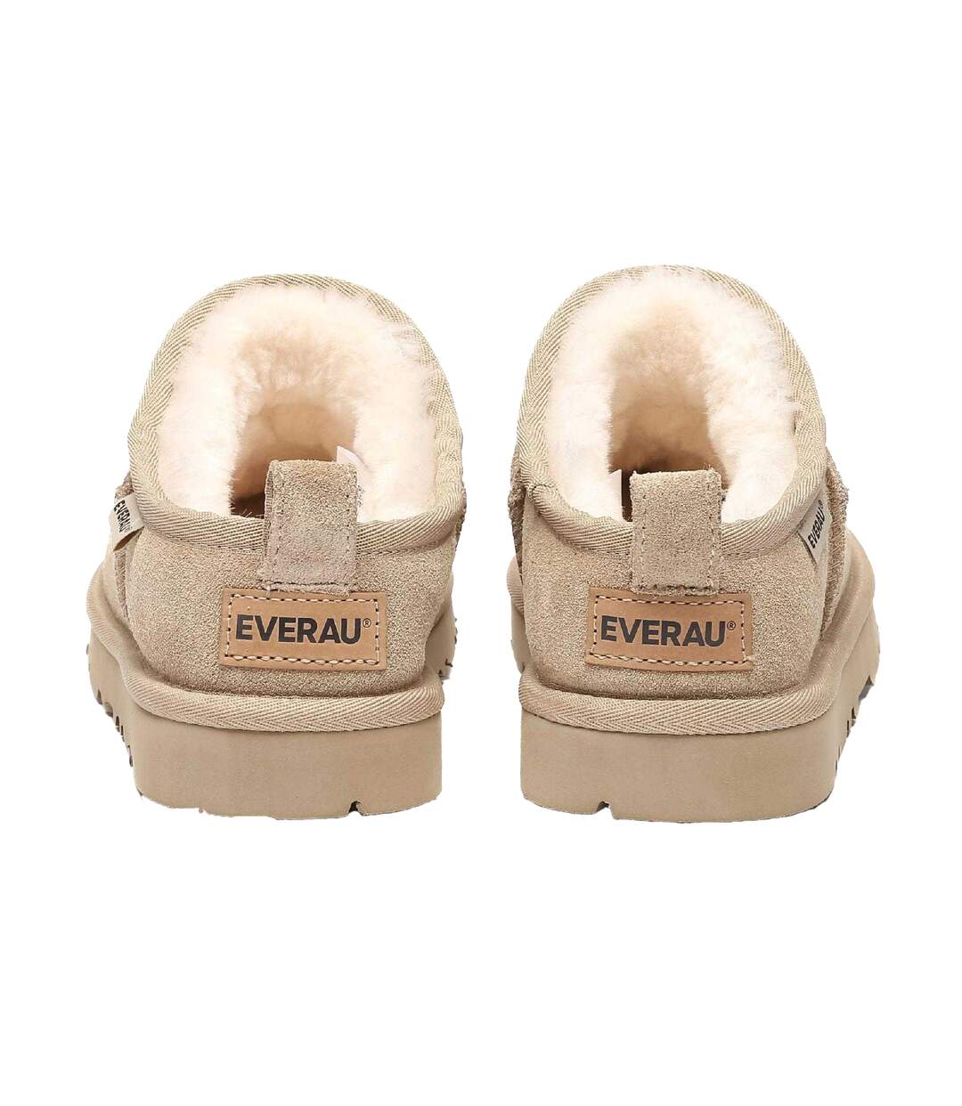 Womens/ladies Quail Leather Slippers Sand EverAu-2