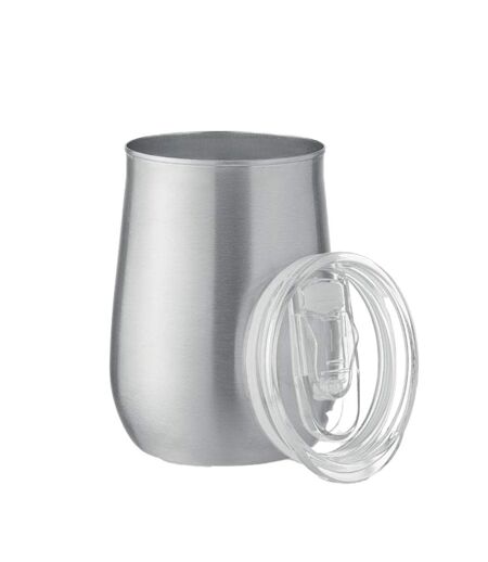 Ursa recycled stainless steel 500ml mug one size matt silver MidOcean