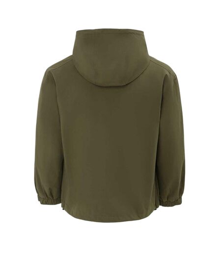 Mens Lightweight Hooded Jacket Army Green Firetrap