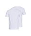 Pack Of 2  Mens V Neck Regular T-shirt  White Jack And Jones-3