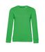 Sweat Organic Inspire Femme Vert Pomme B&C-1