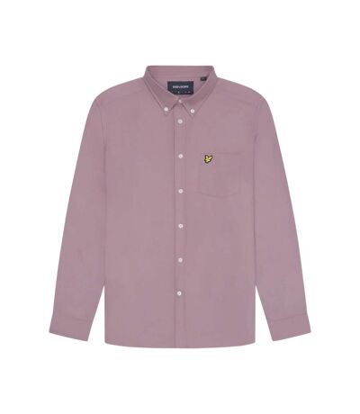 Mens plain oxford shirt mountain thistle Lyle & Scott