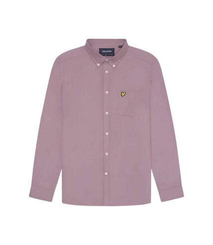 Mens plain oxford shirt mountain thistle Lyle & Scott