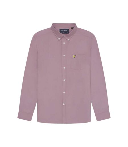 Mens plain oxford shirt mountain thistle Lyle & Scott