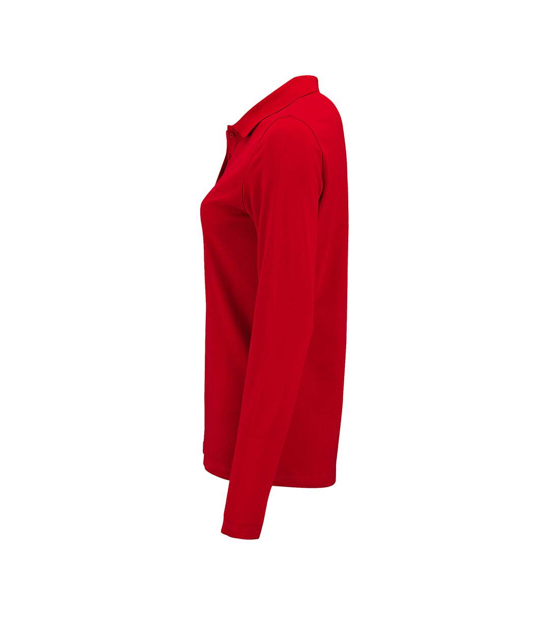 Polo manches longues perfect femme rouge SOLS