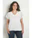 T-shirt col V plumetis manches courtes-1