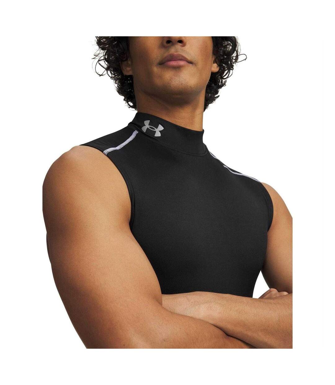 Haut Thermique Sans Manches Homme Noir Under Armour-3