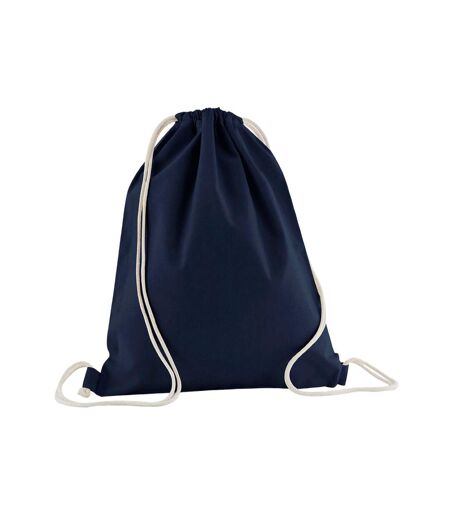 Organic Cotton Drawstring Bag One Size French Navy Westford Mill