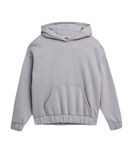 Sweat À Capuche Ss23tswsf255 Femme Gris Argenté 4F