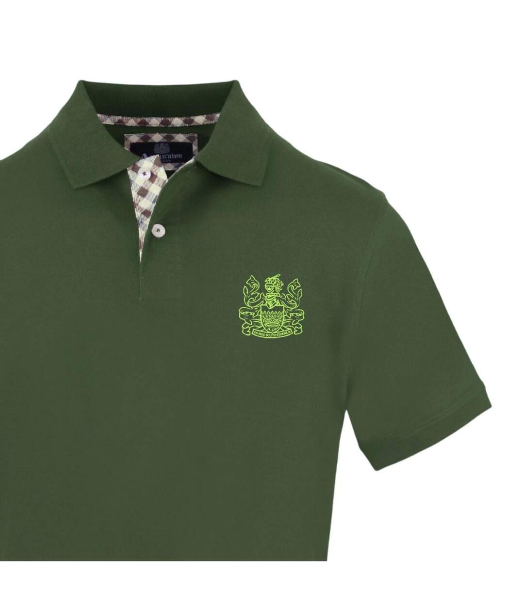 Polo Motif/style Logo Homme Vert Kaki Aquascutum-3